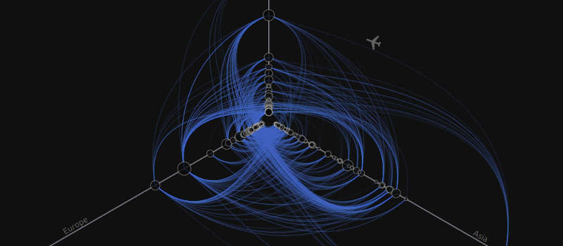 Air traffic visualization